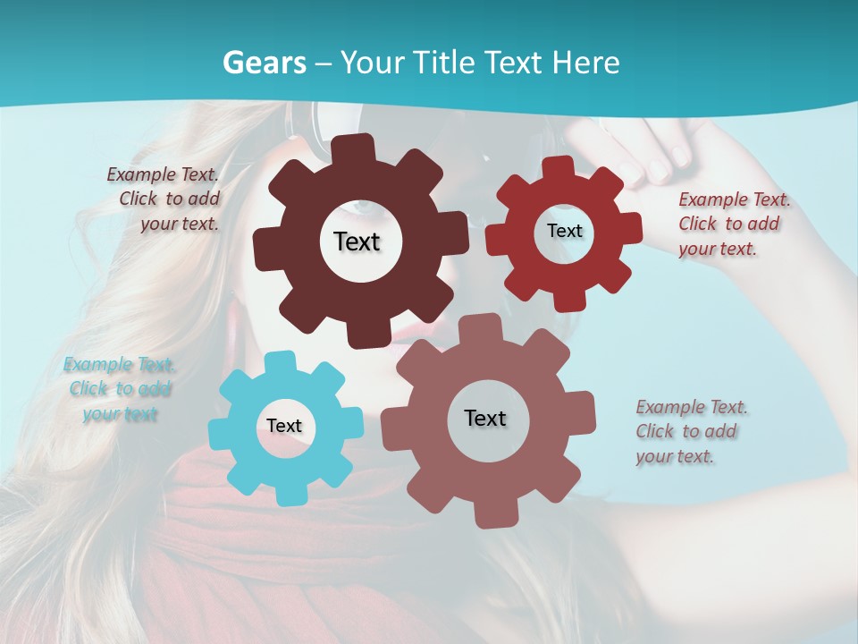 Expression Black Girl PowerPoint Template