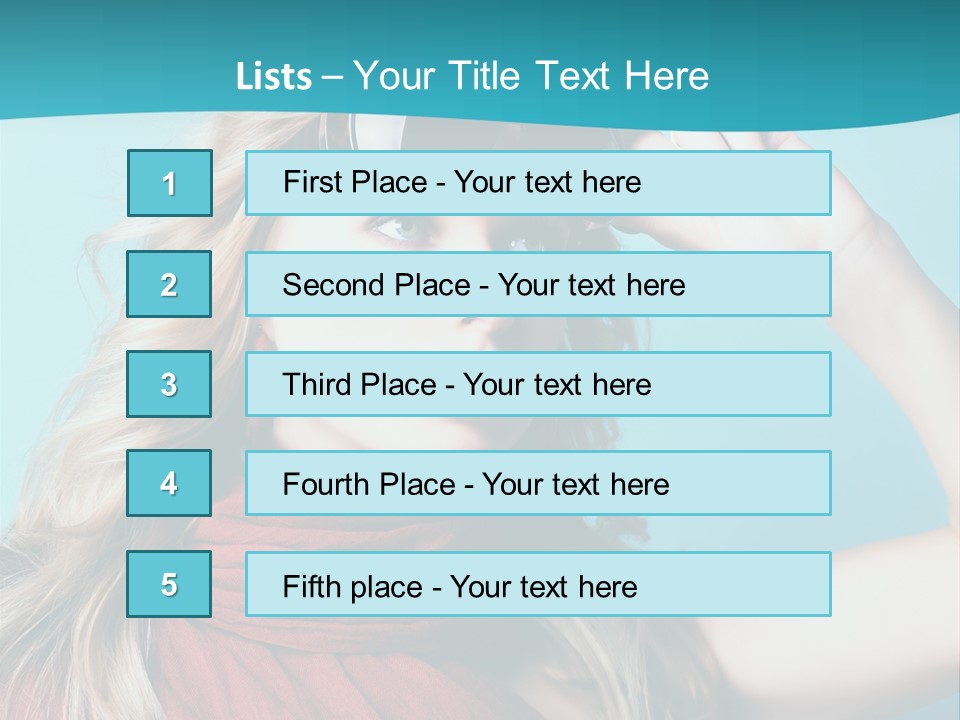 Expression Black Girl PowerPoint Template