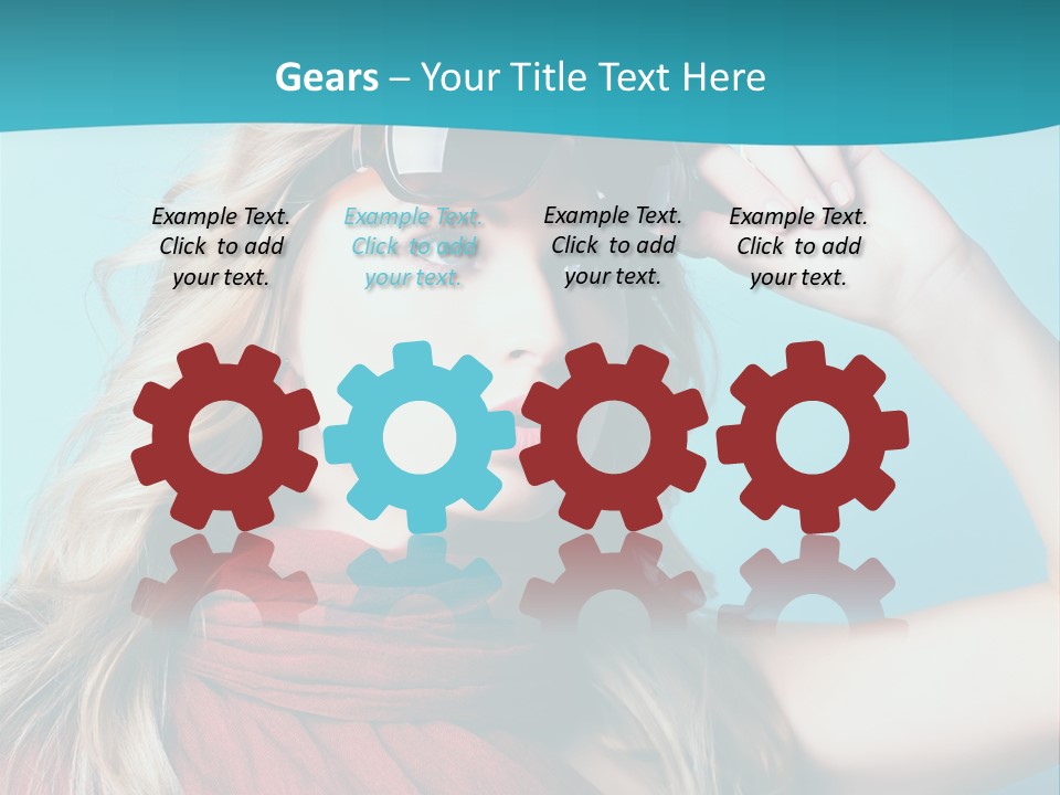 Expression Black Girl PowerPoint Template