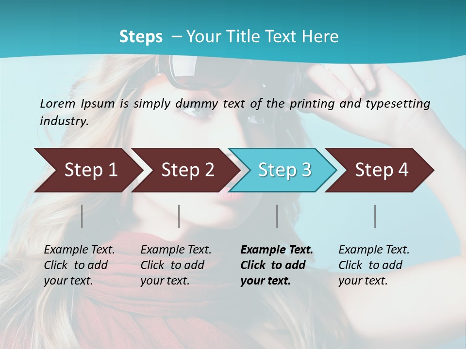 Expression Black Girl PowerPoint Template