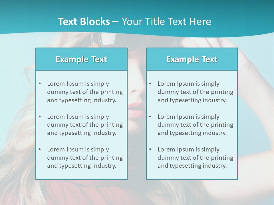 Expression Black Girl PowerPoint Template