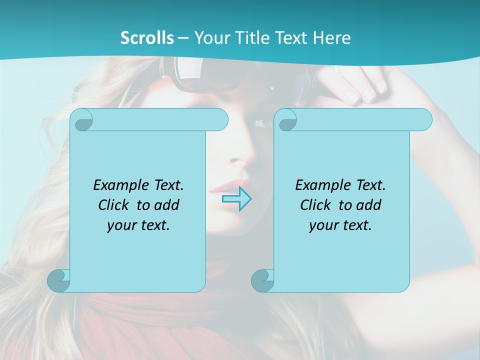 Expression Black Girl PowerPoint Template