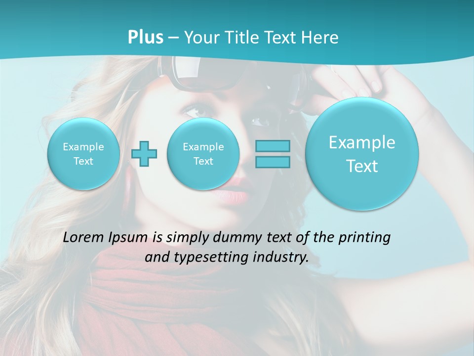 Expression Black Girl PowerPoint Template