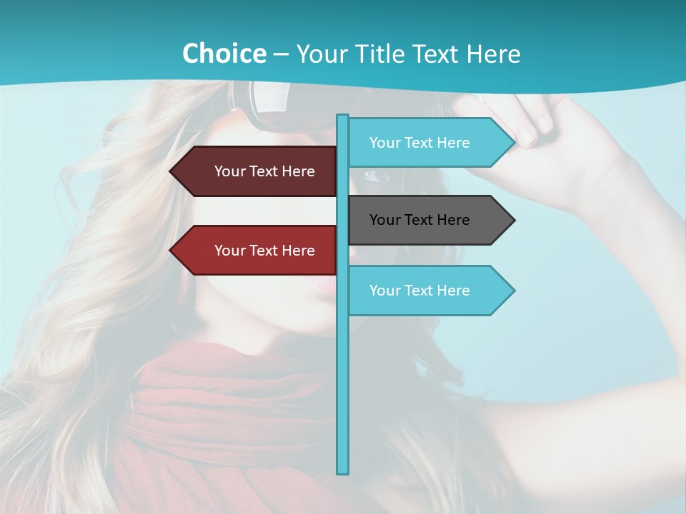 Expression Black Girl PowerPoint Template