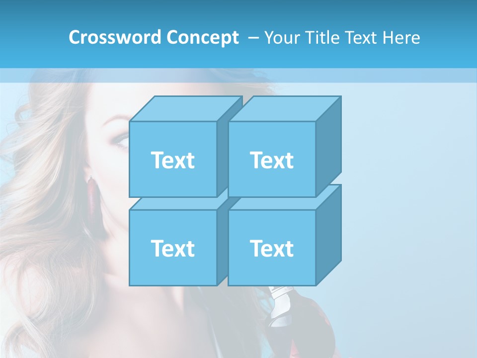 Trendy Eyes Expression PowerPoint Template