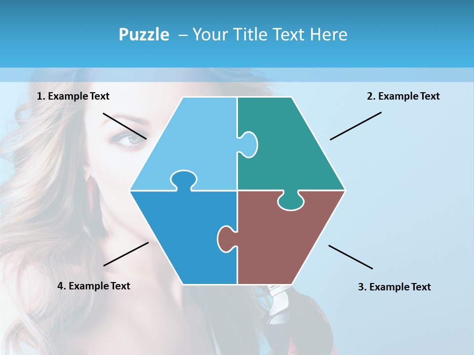 Trendy Eyes Expression PowerPoint Template