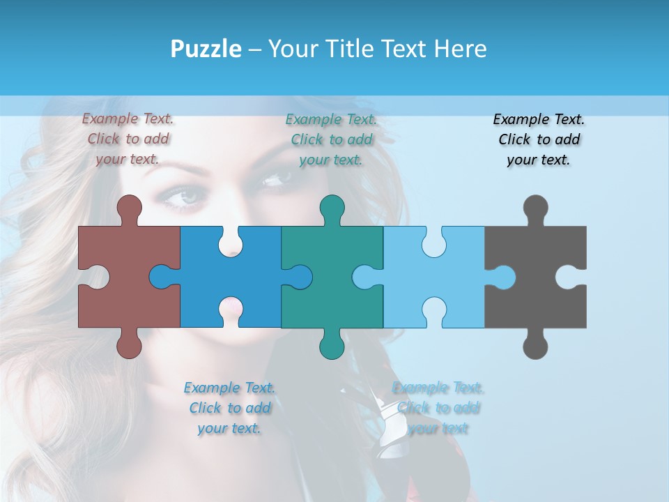 Trendy Eyes Expression PowerPoint Template