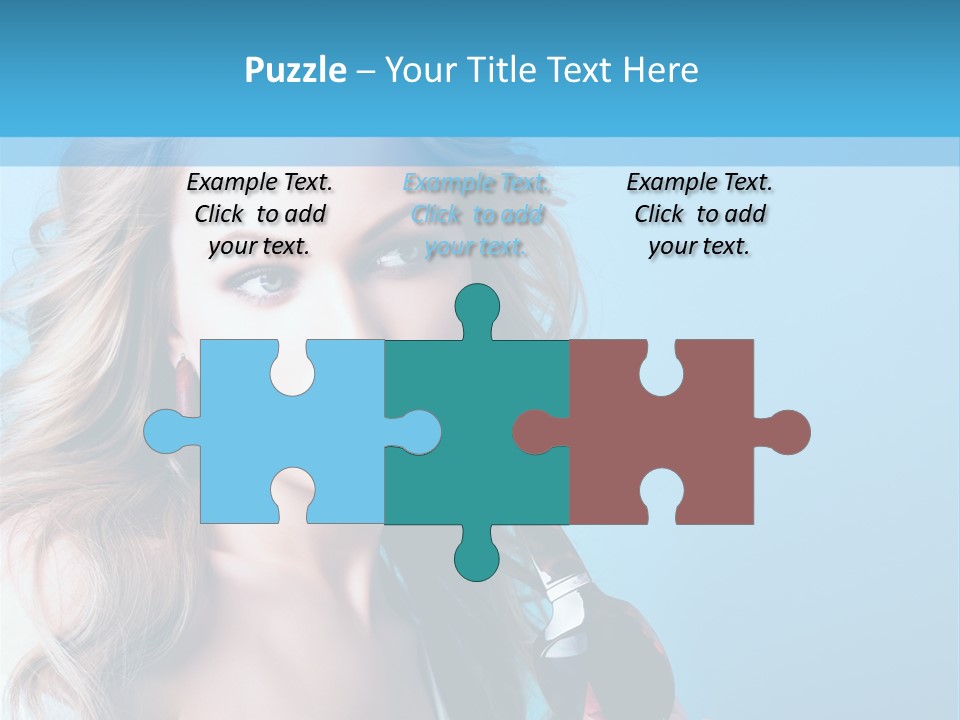 Trendy Eyes Expression PowerPoint Template