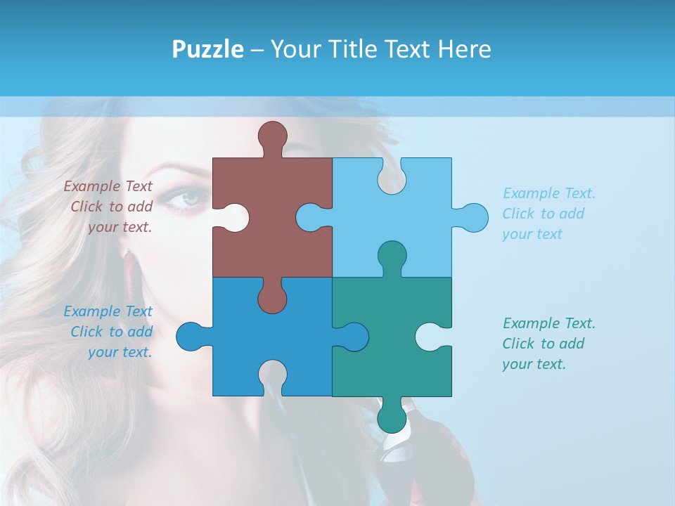 Trendy Eyes Expression PowerPoint Template