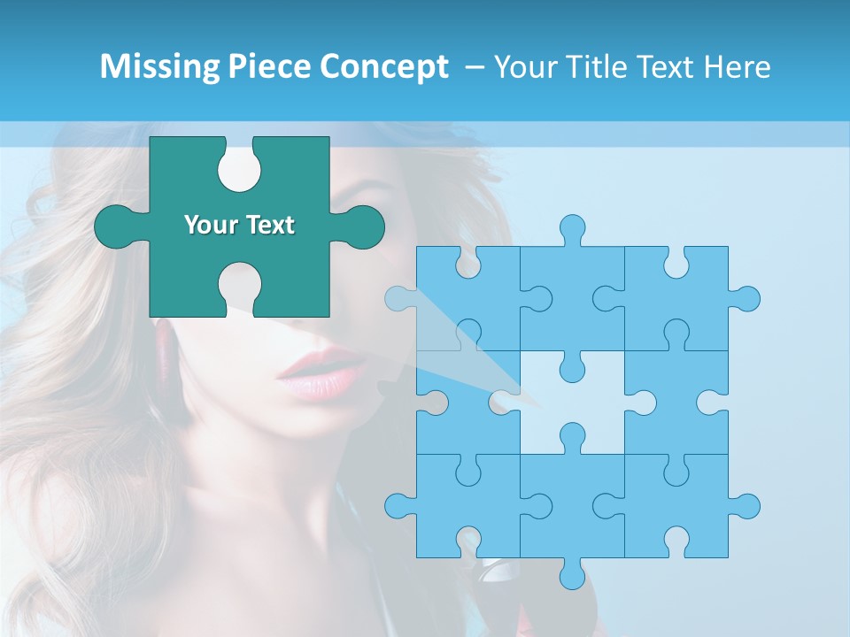 Trendy Eyes Expression PowerPoint Template