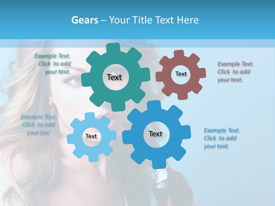 Trendy Eyes Expression PowerPoint Template