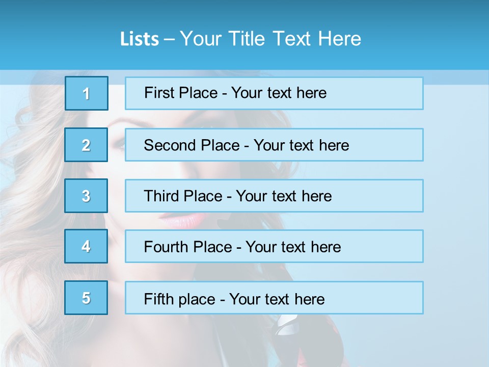 Trendy Eyes Expression PowerPoint Template