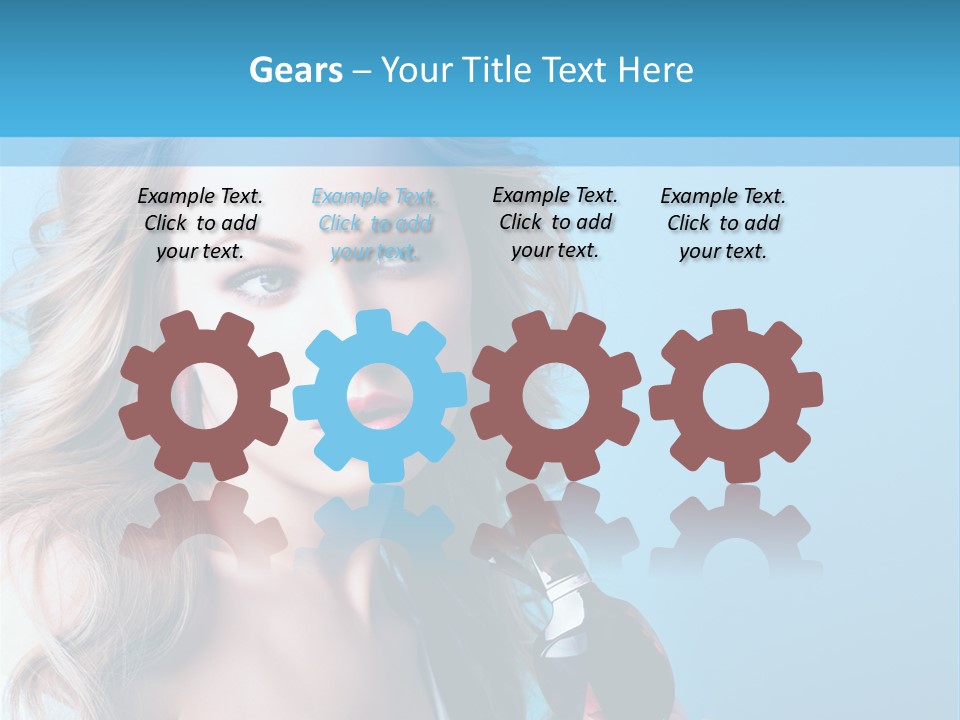 Trendy Eyes Expression PowerPoint Template