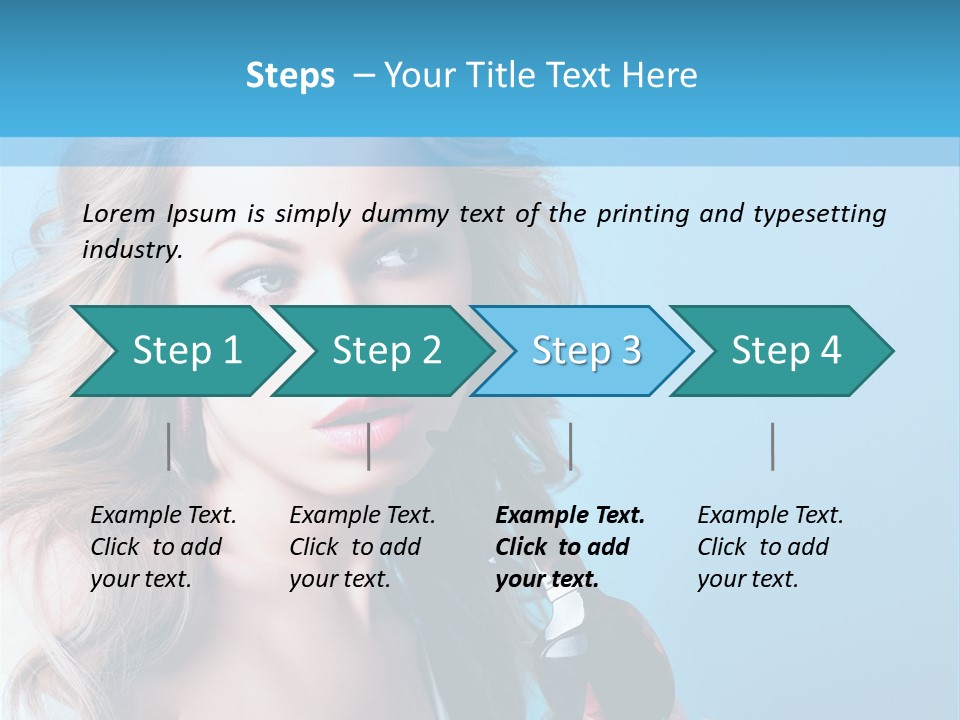 Trendy Eyes Expression PowerPoint Template