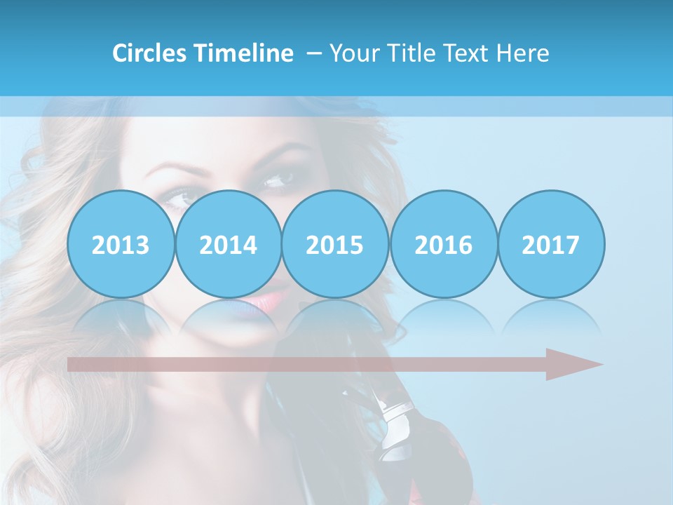 Trendy Eyes Expression PowerPoint Template