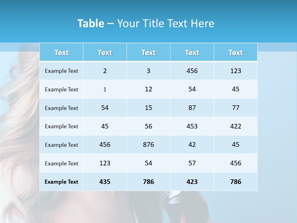 Trendy Eyes Expression PowerPoint Template