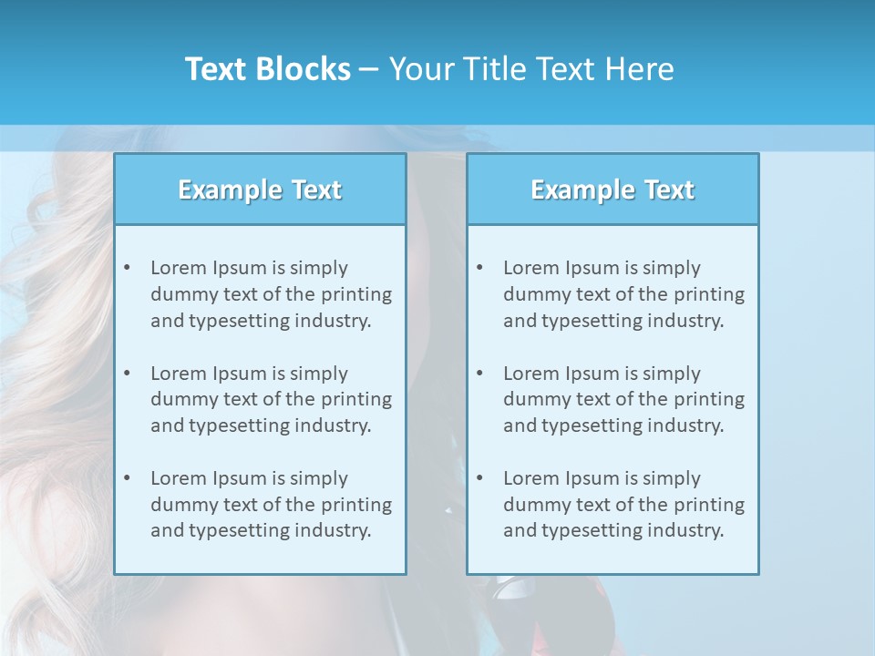 Trendy Eyes Expression PowerPoint Template
