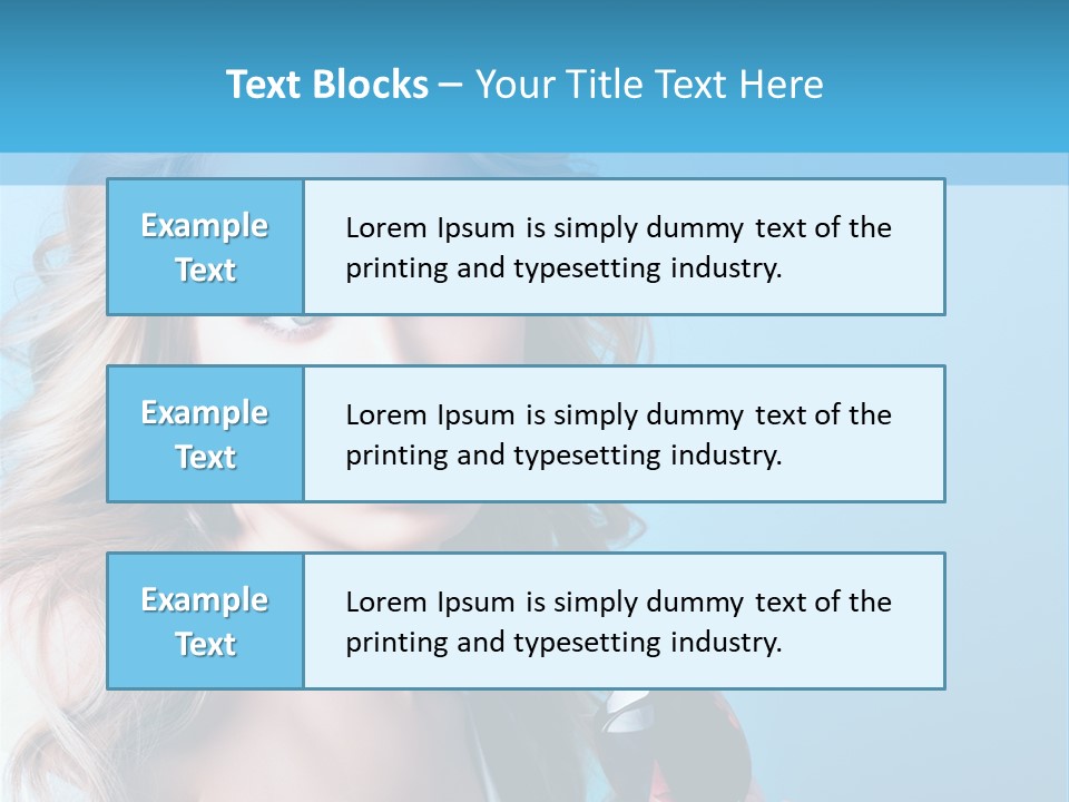 Trendy Eyes Expression PowerPoint Template
