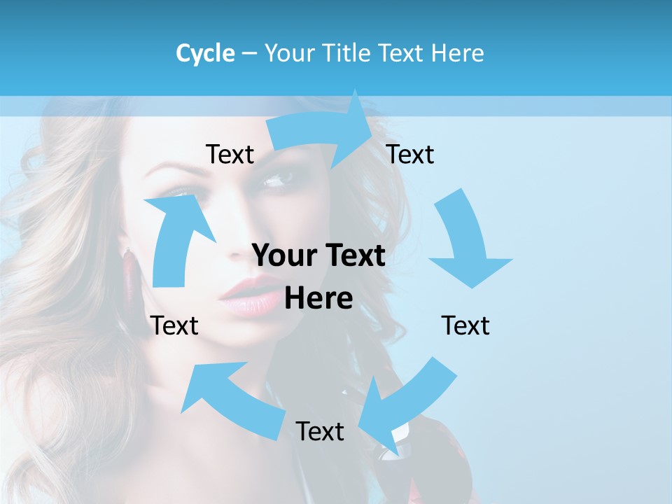 Trendy Eyes Expression PowerPoint Template