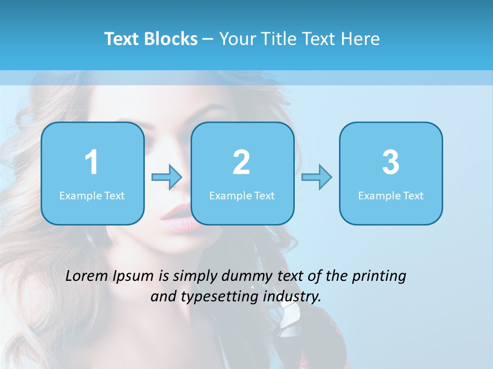 Trendy Eyes Expression PowerPoint Template