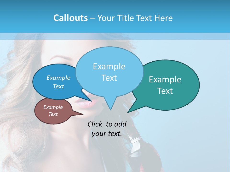 Trendy Eyes Expression PowerPoint Template