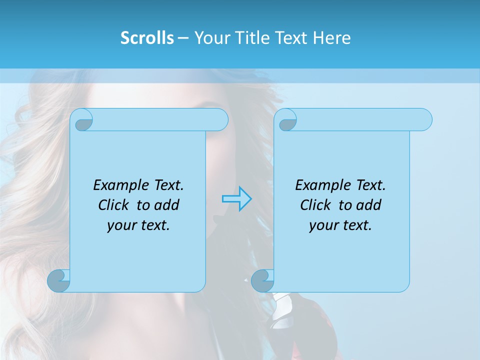 Trendy Eyes Expression PowerPoint Template