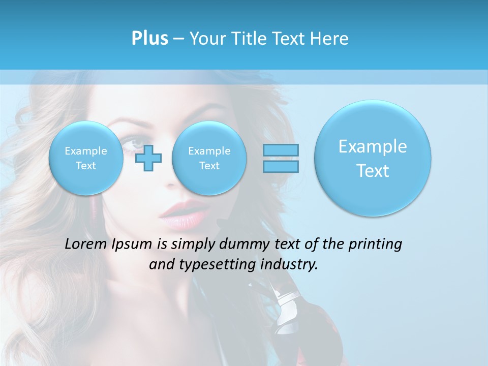 Trendy Eyes Expression PowerPoint Template