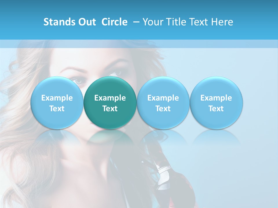 Trendy Eyes Expression PowerPoint Template