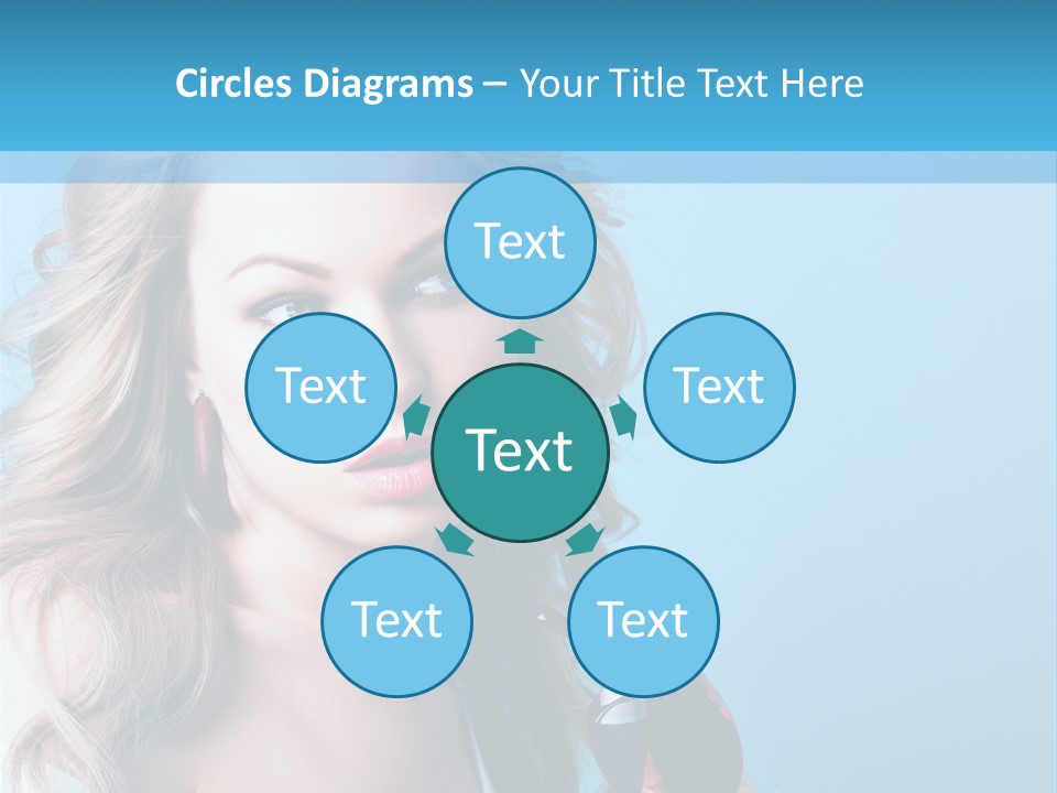 Trendy Eyes Expression PowerPoint Template