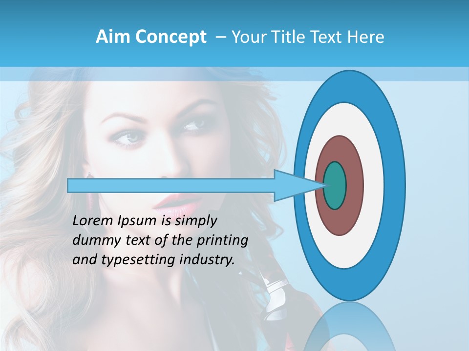 Trendy Eyes Expression PowerPoint Template