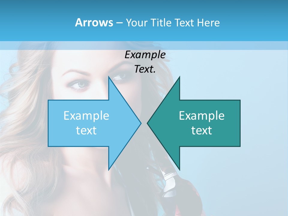 Trendy Eyes Expression PowerPoint Template