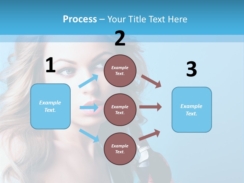 Trendy Eyes Expression PowerPoint Template