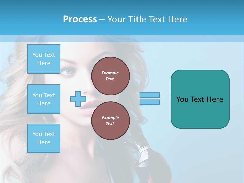 Trendy Eyes Expression PowerPoint Template