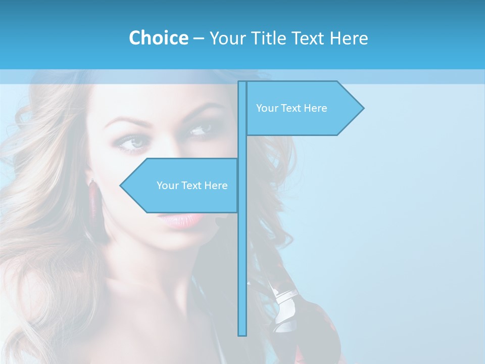 Trendy Eyes Expression PowerPoint Template