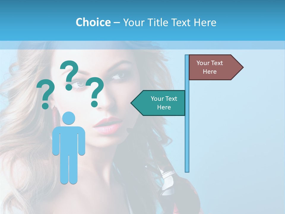 Trendy Eyes Expression PowerPoint Template