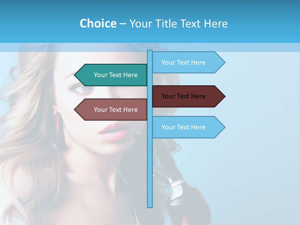 Trendy Eyes Expression PowerPoint Template