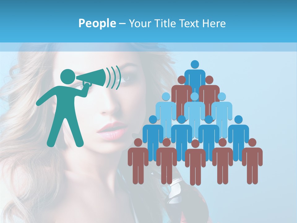 Trendy Eyes Expression PowerPoint Template