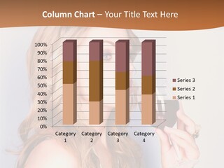 Femininity Red Model PowerPoint Template