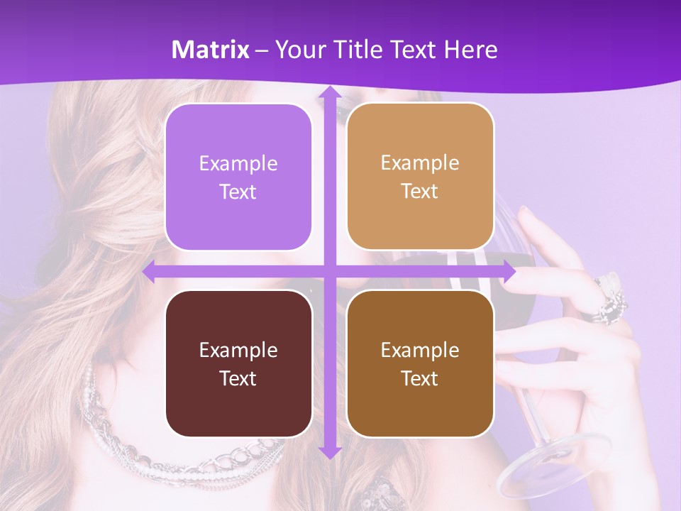 Event Celebration Wineglass PowerPoint Template