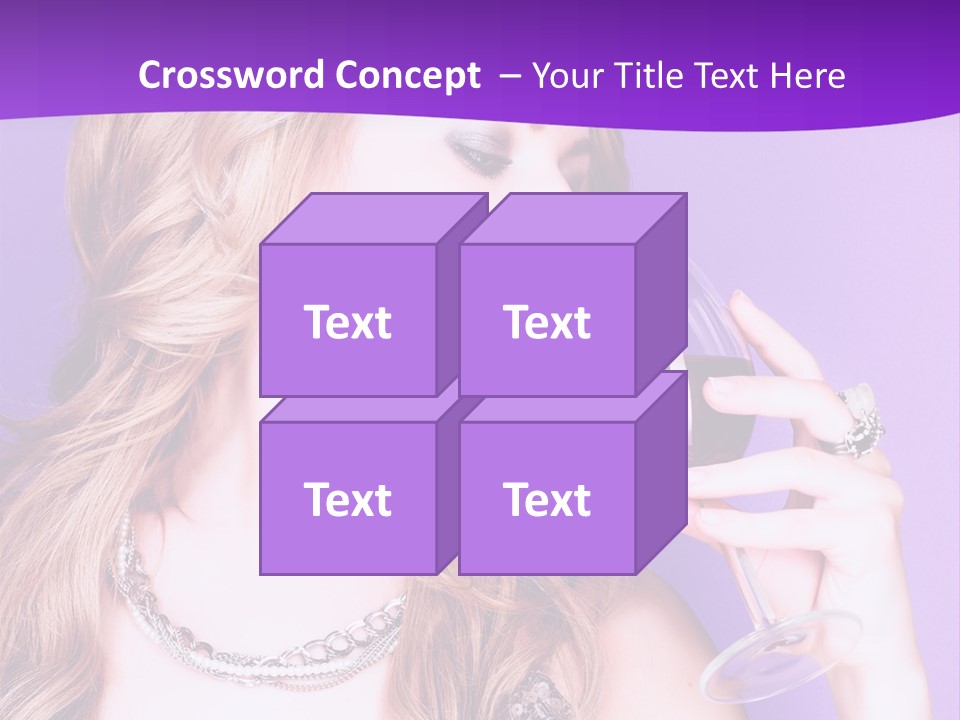 Event Celebration Wineglass PowerPoint Template