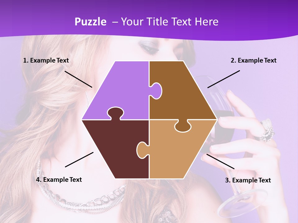 Event Celebration Wineglass PowerPoint Template