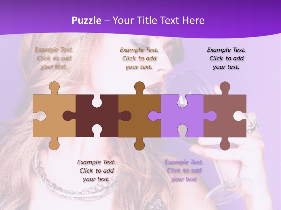 Event Celebration Wineglass PowerPoint Template