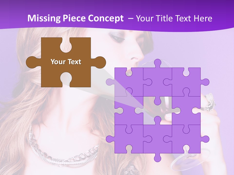 Event Celebration Wineglass PowerPoint Template