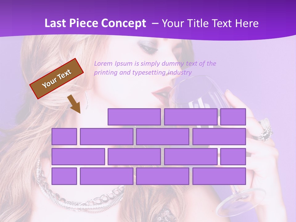 Event Celebration Wineglass PowerPoint Template