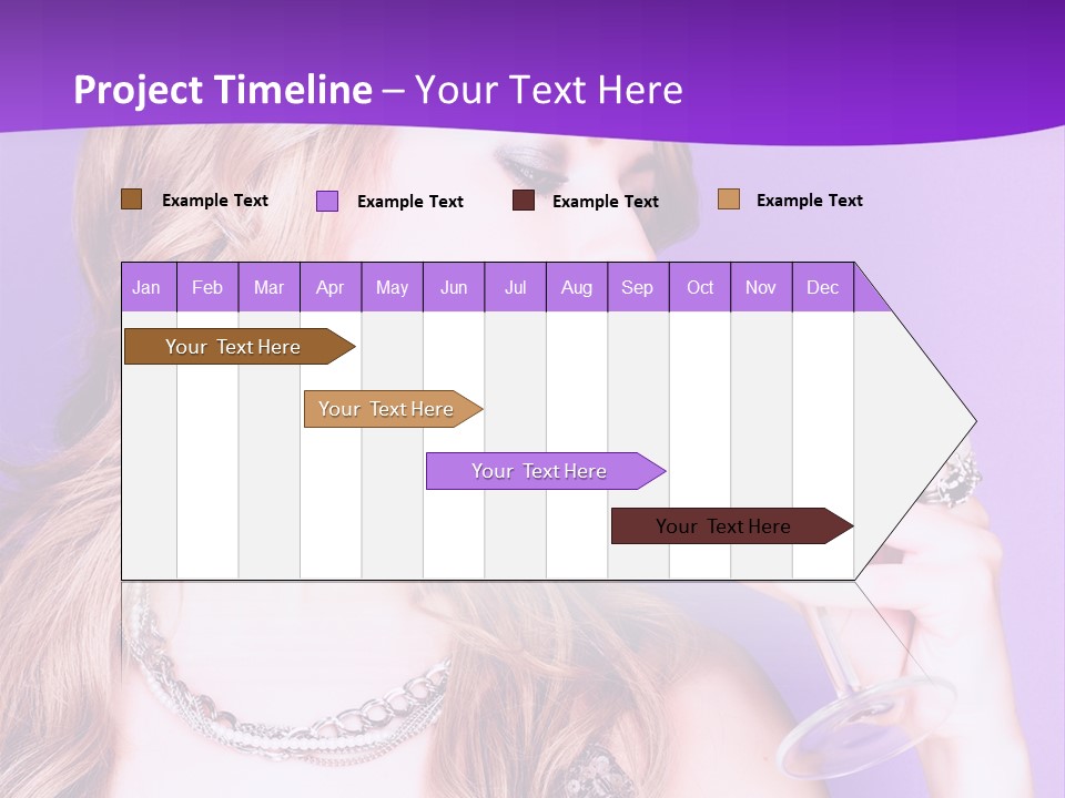 Event Celebration Wineglass PowerPoint Template