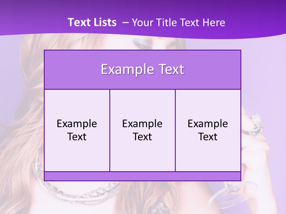 Event Celebration Wineglass PowerPoint Template