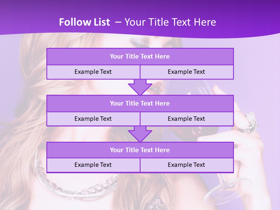Event Celebration Wineglass PowerPoint Template