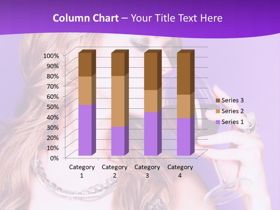 Event Celebration Wineglass PowerPoint Template