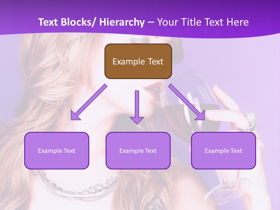 Event Celebration Wineglass PowerPoint Template