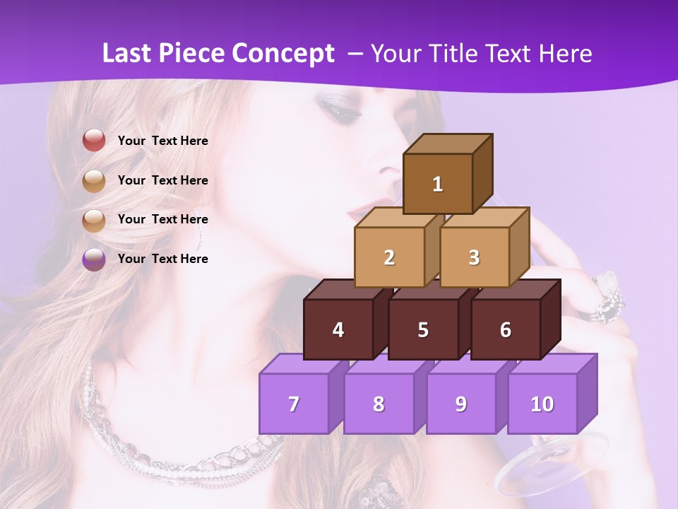 Event Celebration Wineglass PowerPoint Template